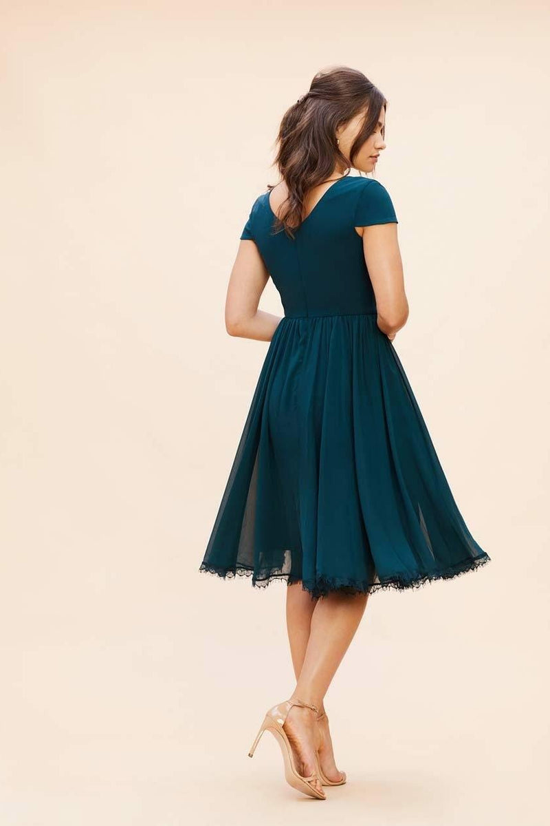 Dress the population green dress clearance
