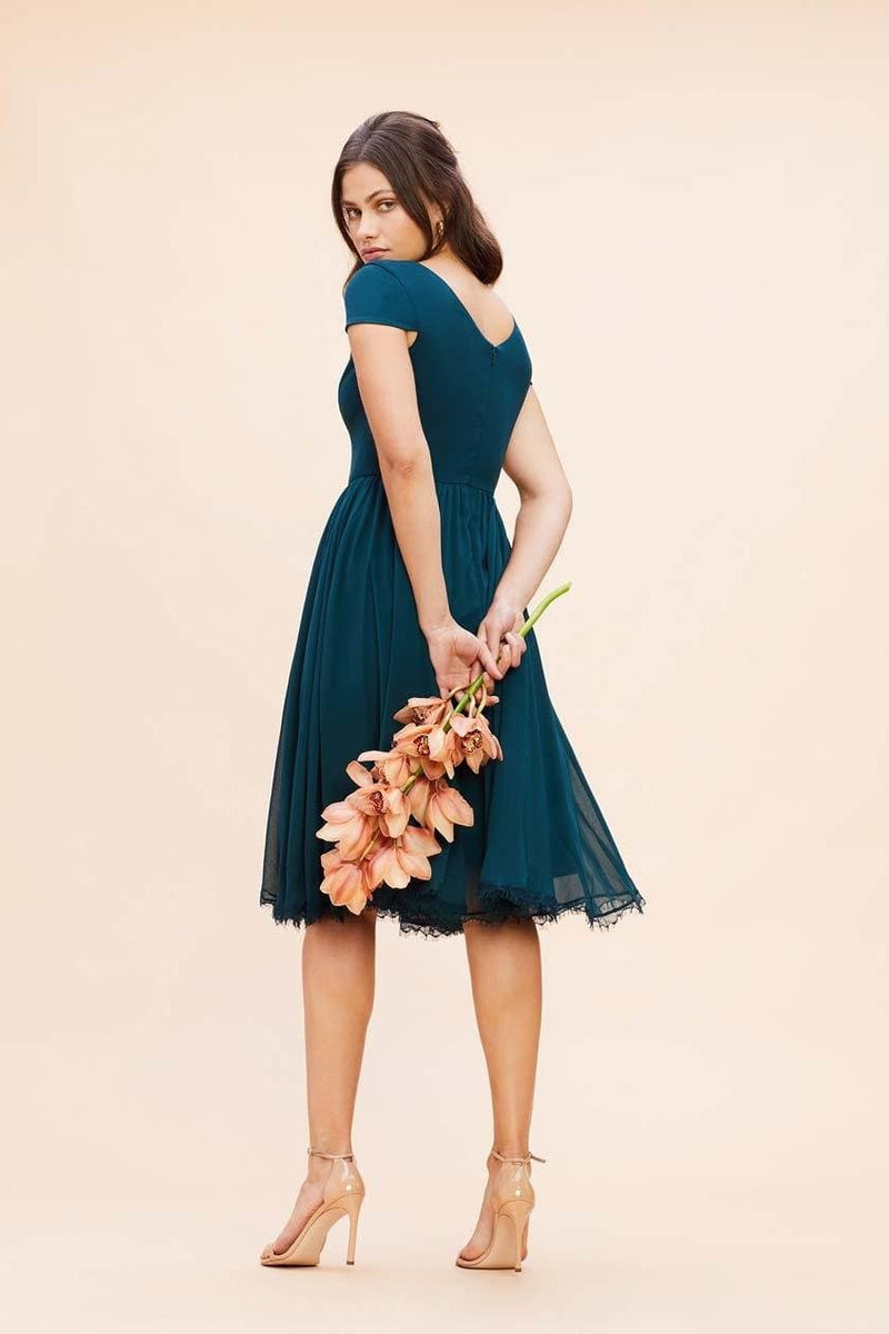 Corey Charming Crepe Midi Dress - Dress the Population
