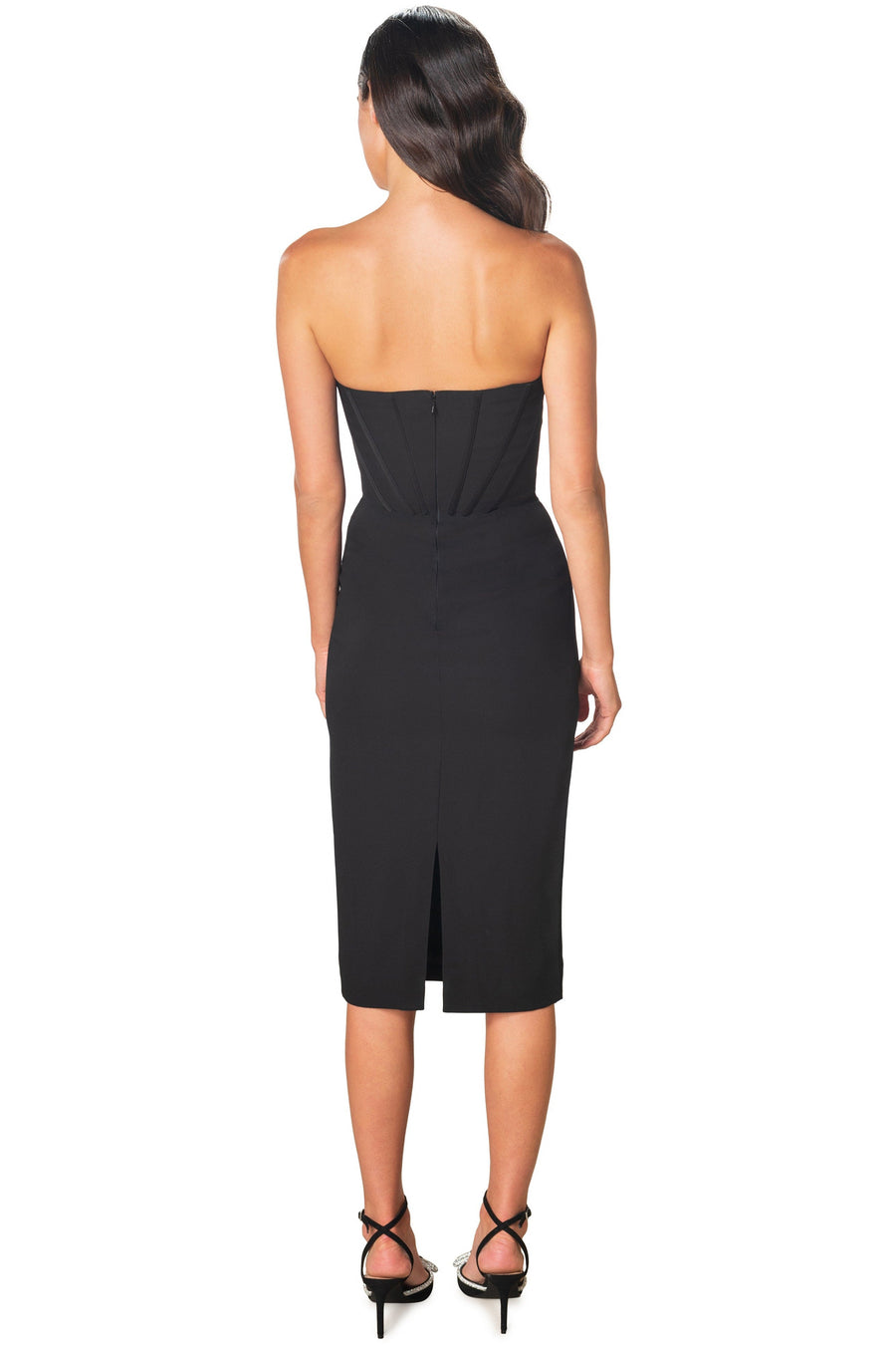 dress the population strapless corset dress Dress the Population Cosette Dress Off White / Large