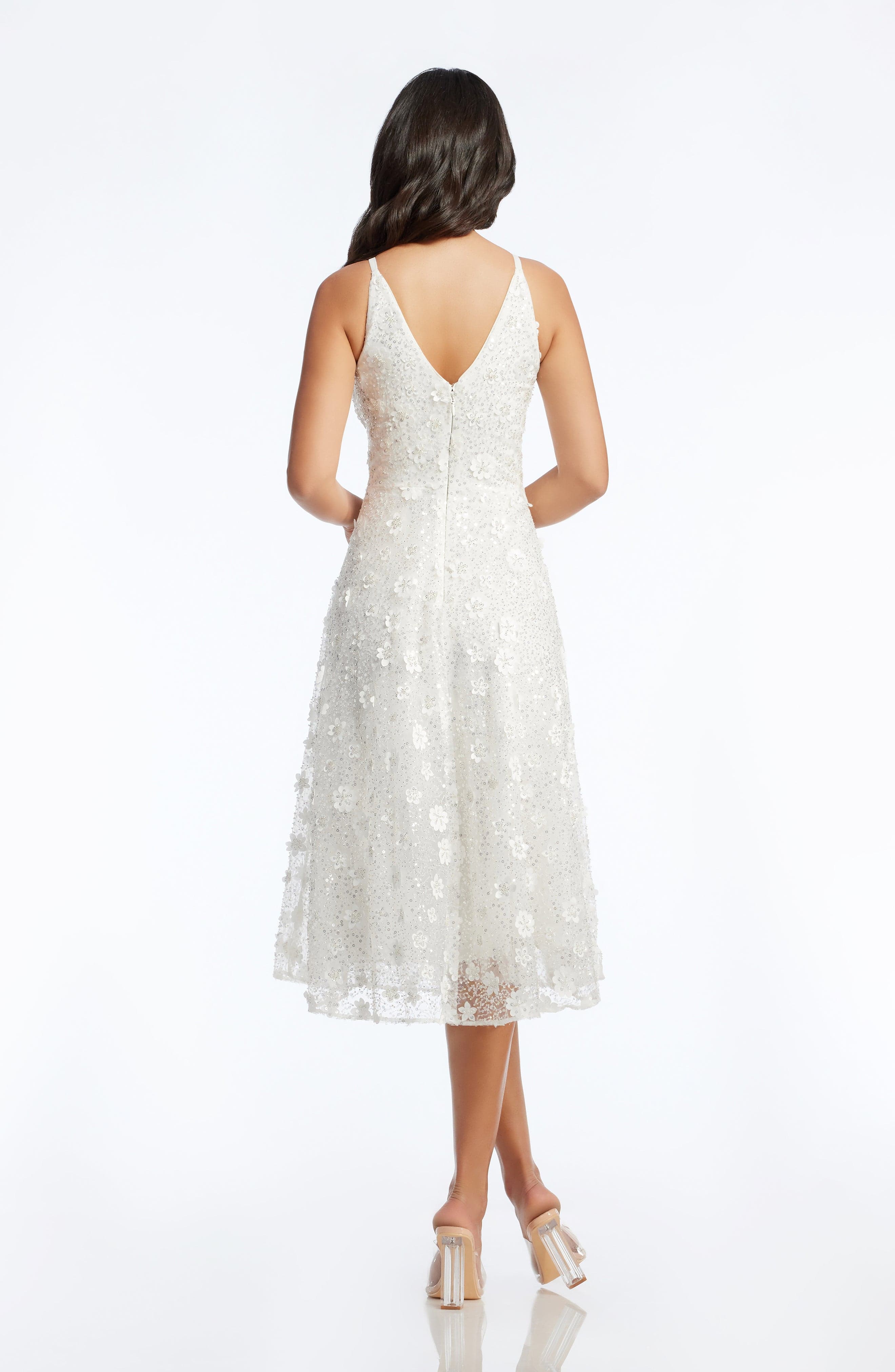 Dress The Population Elisa Dress - White - S