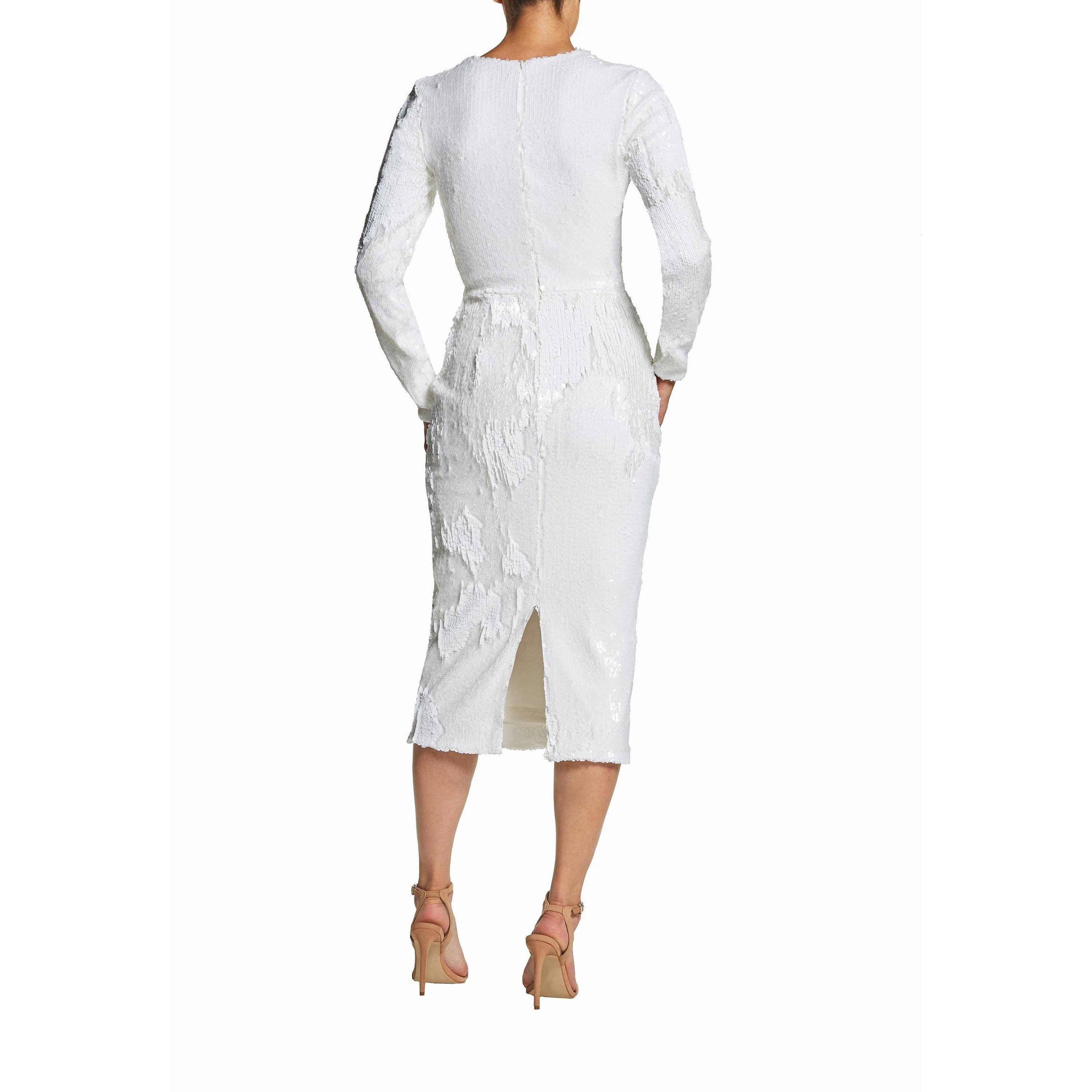Dress the population elizabeth plunge sales midi dress