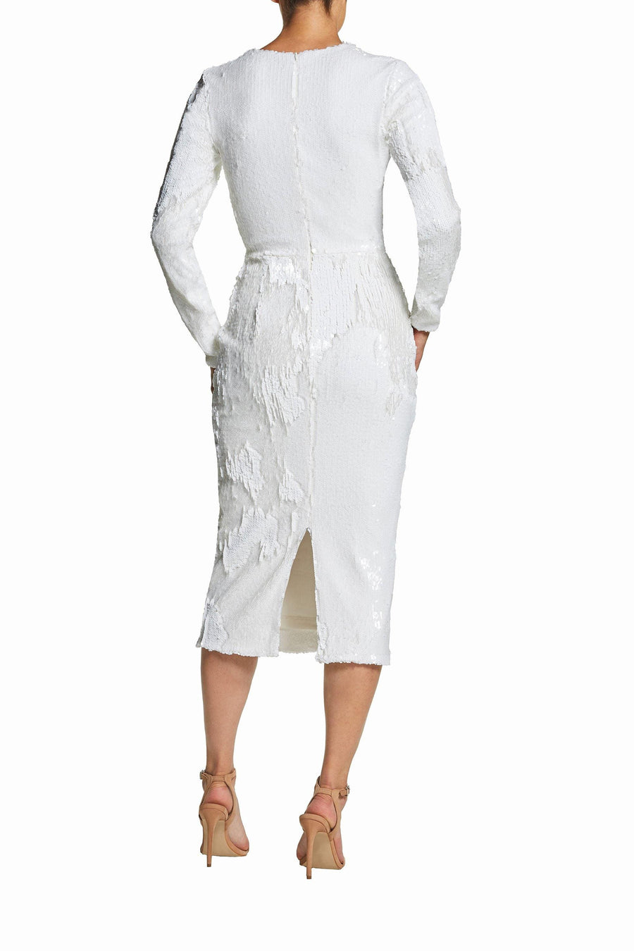 Dress the population elizabeth plunge midi dress best sale