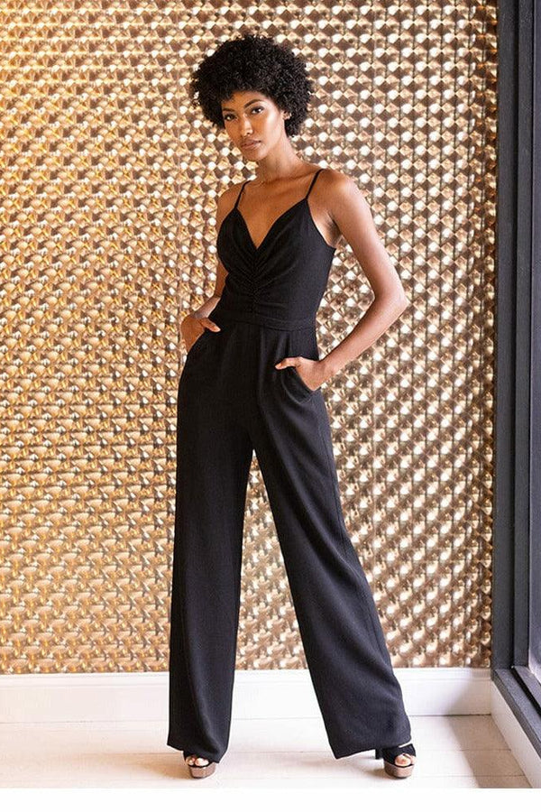 Emmet Classic Crepe Jumpsuit - Dress the Population
