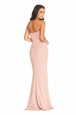 Fernanda Elegant Strapless Evening Gown - Dress the Population