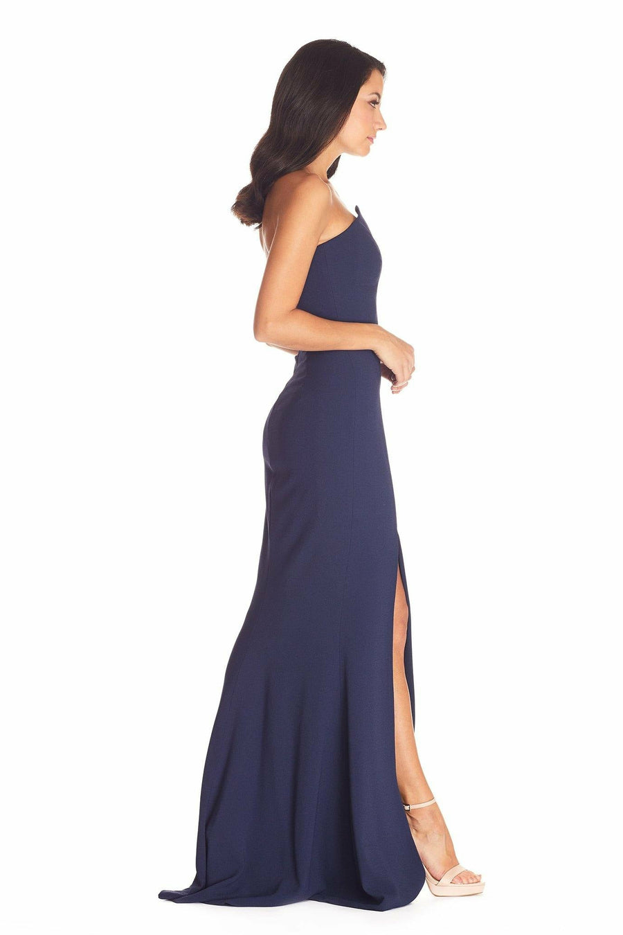 Fernanda Thigh-High Front Slit Gown - Dress the Population