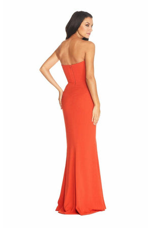 Fernanda Elegant Poppy Evening Gown - Dress the Population
