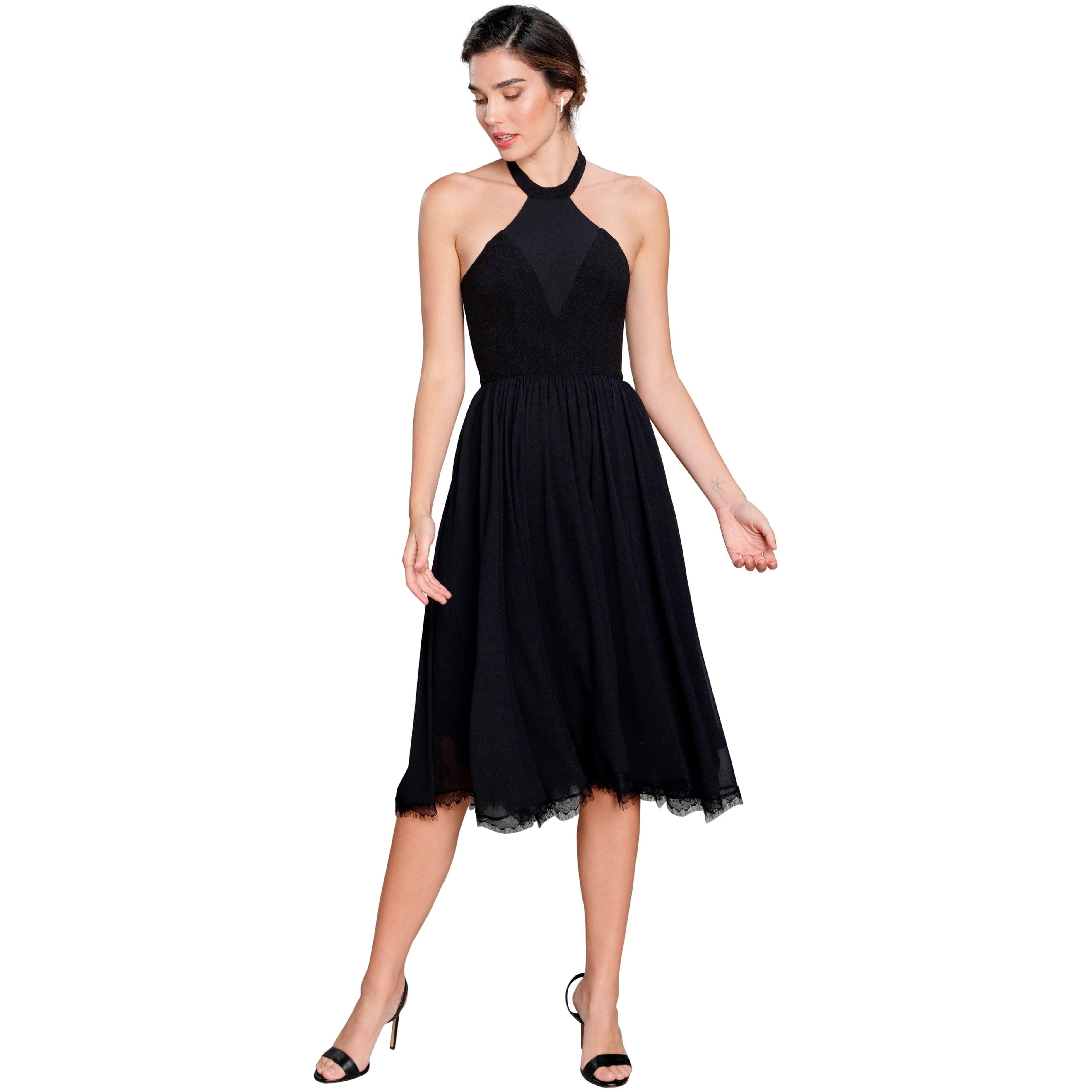 Dress the population shop tracy chiffon dress