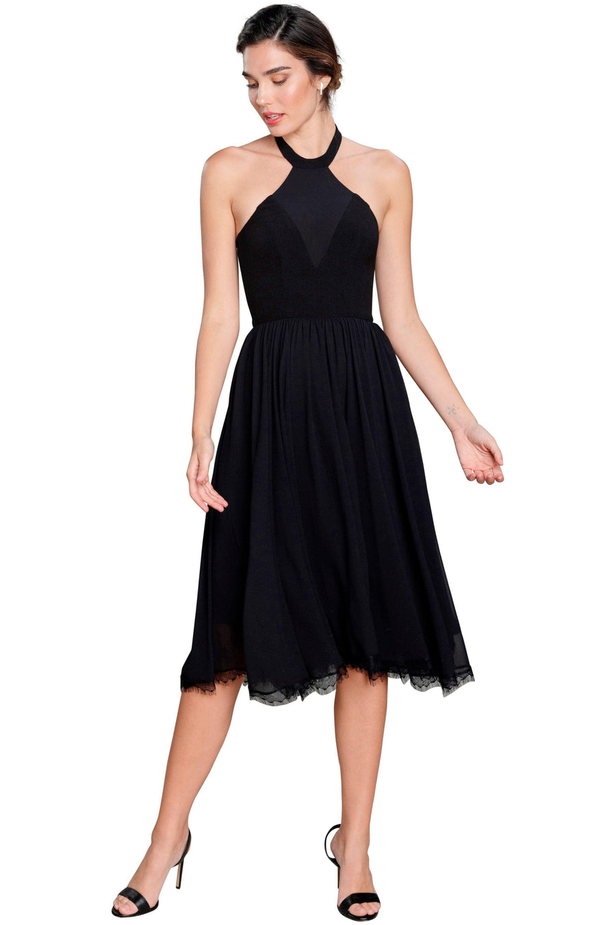 Dress the shop population halter dress