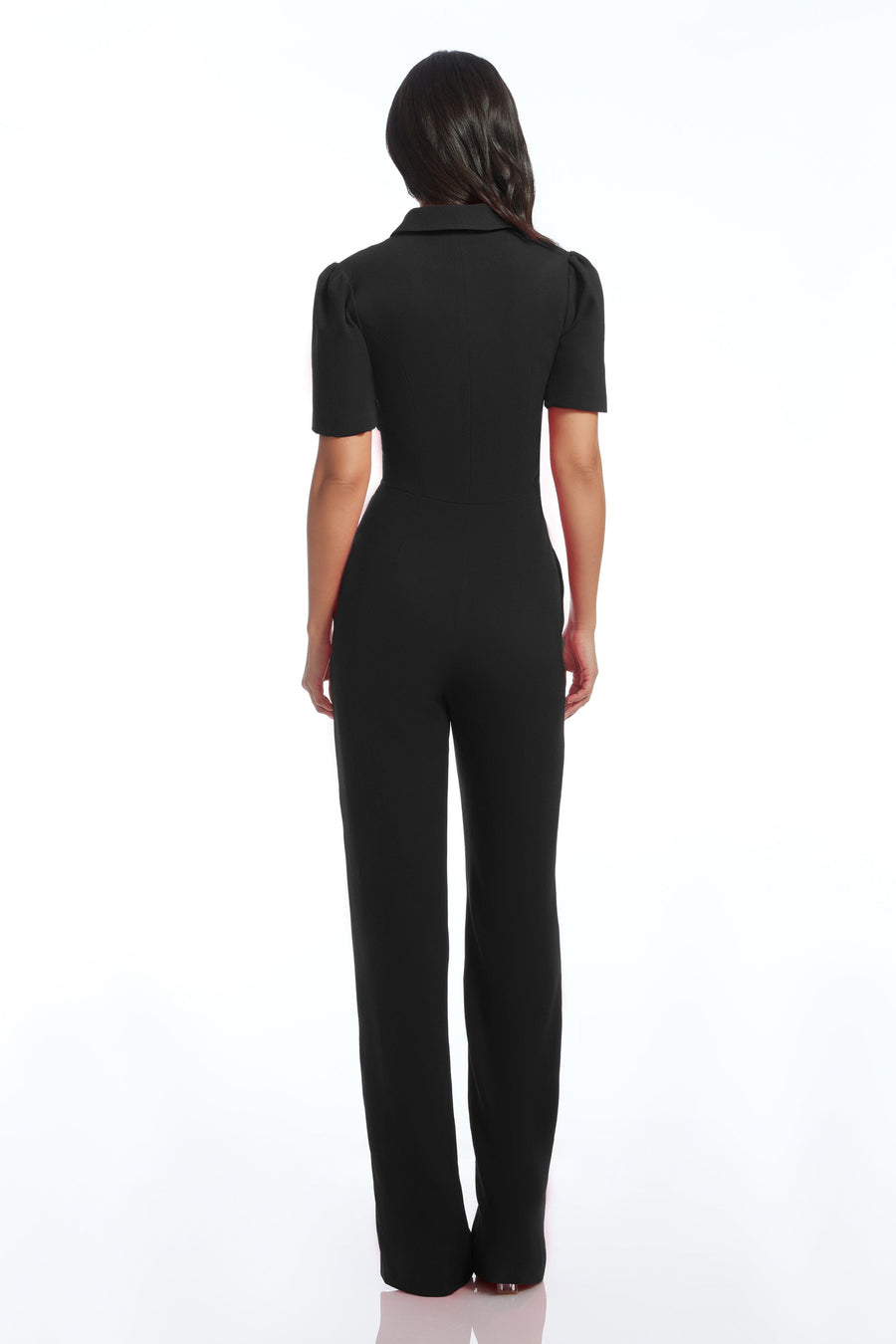 Dress The Population Gloria Jumpsuit Xs Dark Magenta