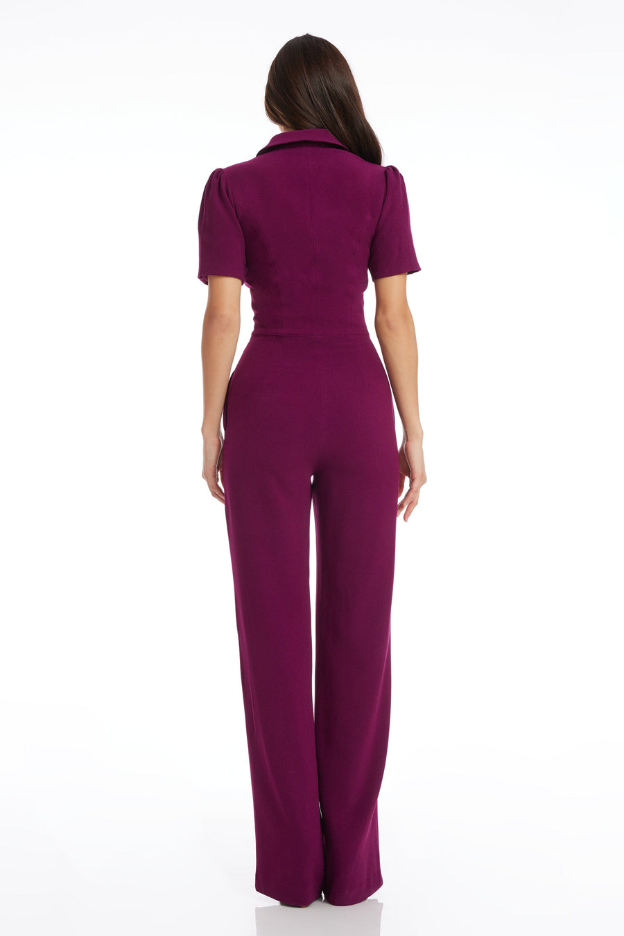 Gloria Jumpsuit / DARK MAGENTA