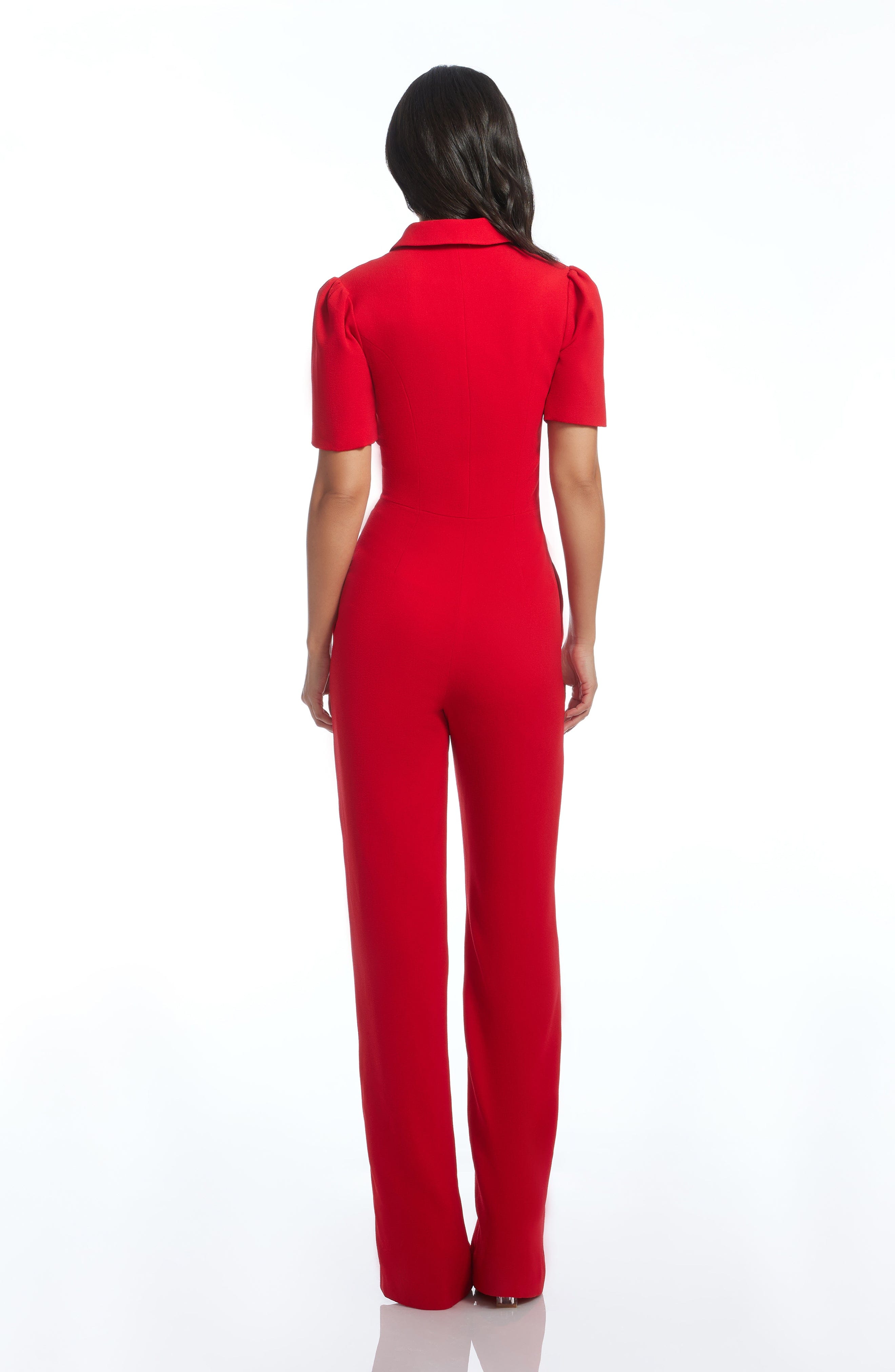 dress the population red sequin jumpsuit Dress the Population