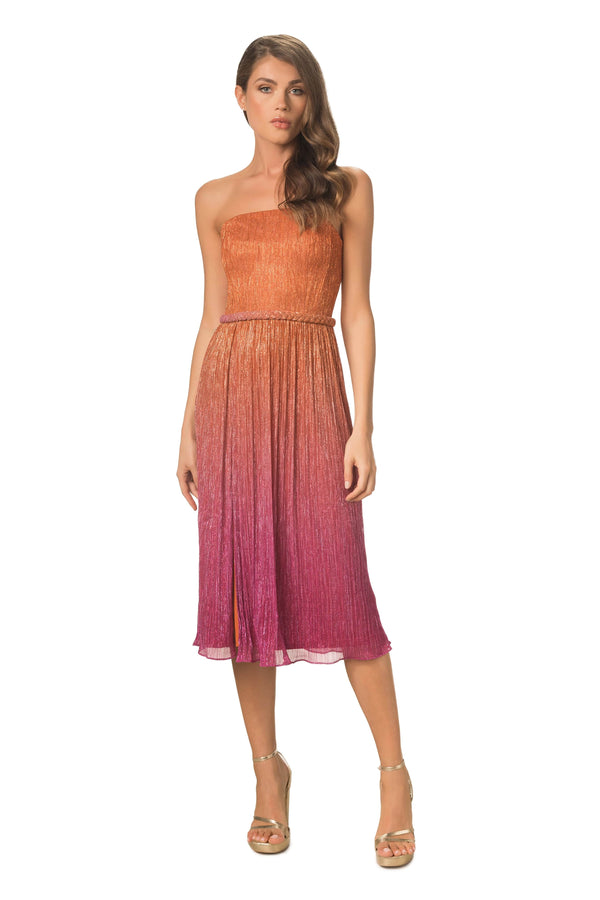 Haldis Dress / ORANGE MULTI