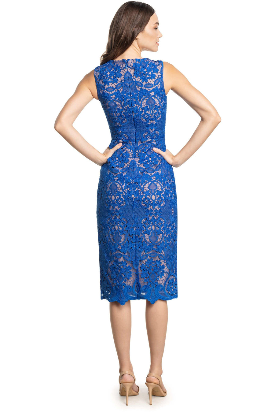 Jayleen Floral Lace Dress - Dress the Population