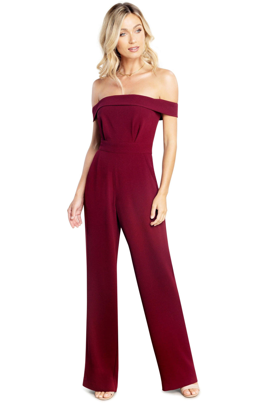 Julian Off-The-Shoulder Jumpsuit - Dress the Population