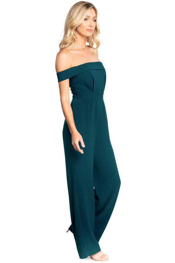 Julian Wide-Leg Off-The-Shoulder Jumpsuit - Dress the Population