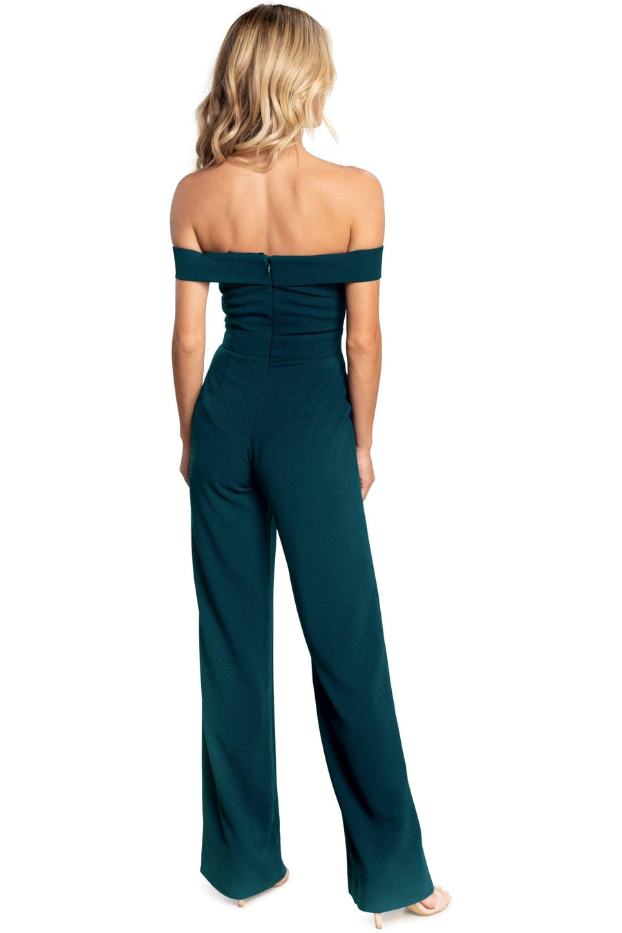 Julian Wide-Leg Off-The-Shoulder Jumpsuit - Dress the Population
