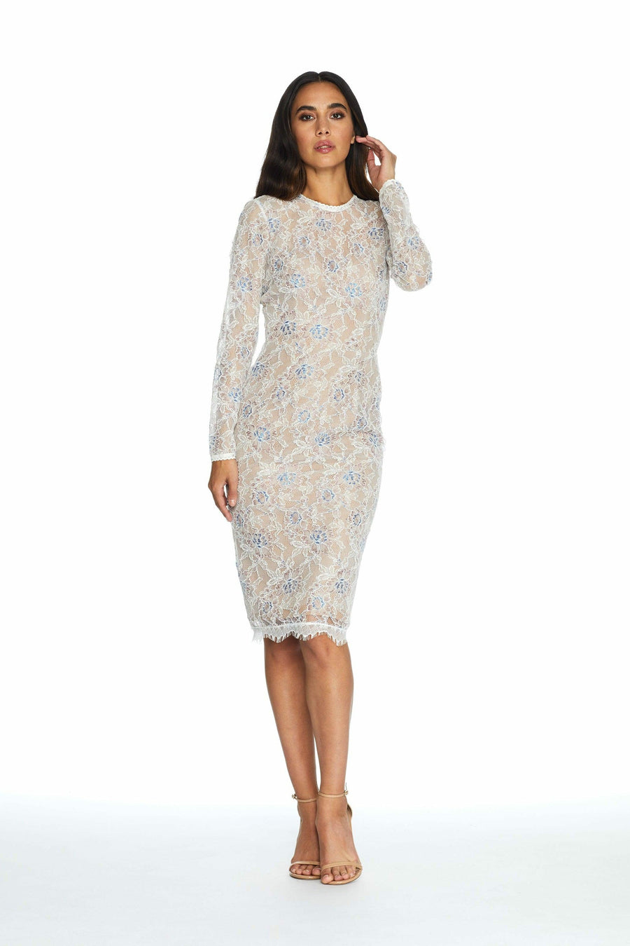 Kay Lace Embroidery Dress - Dress the Population