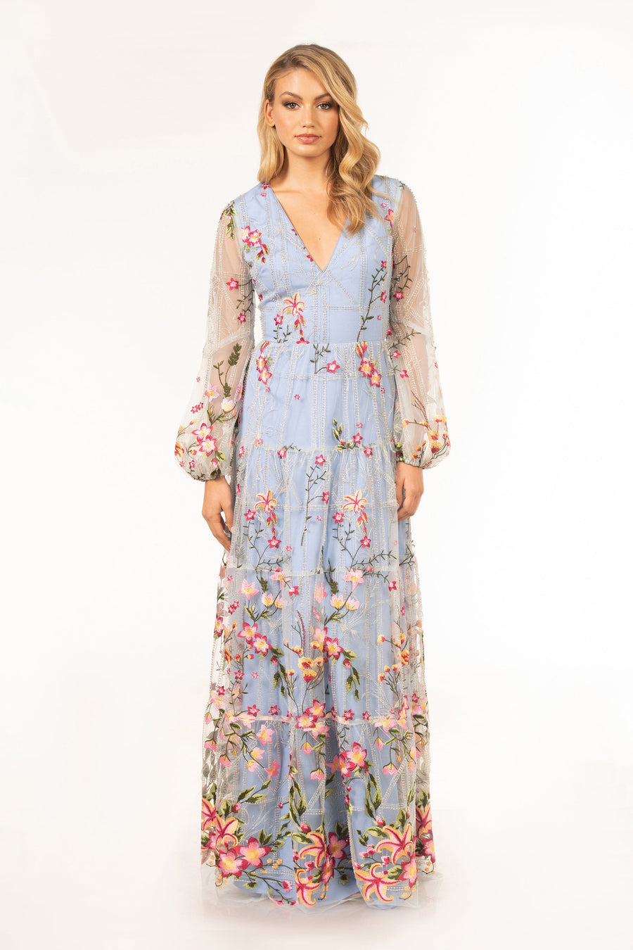 Lyra Floral Gown