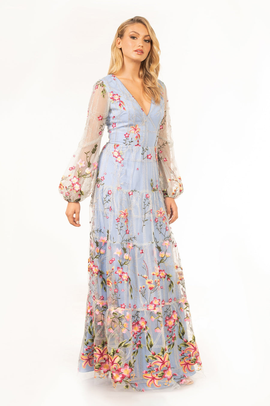 Lyra Floral Gown