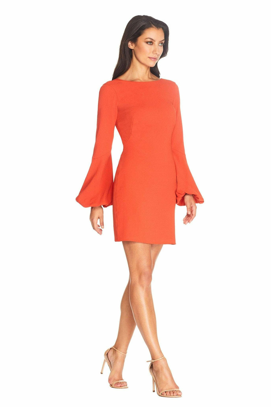 Mackenzie Fitted Blouson Waist Mini Dress - Dress the Population