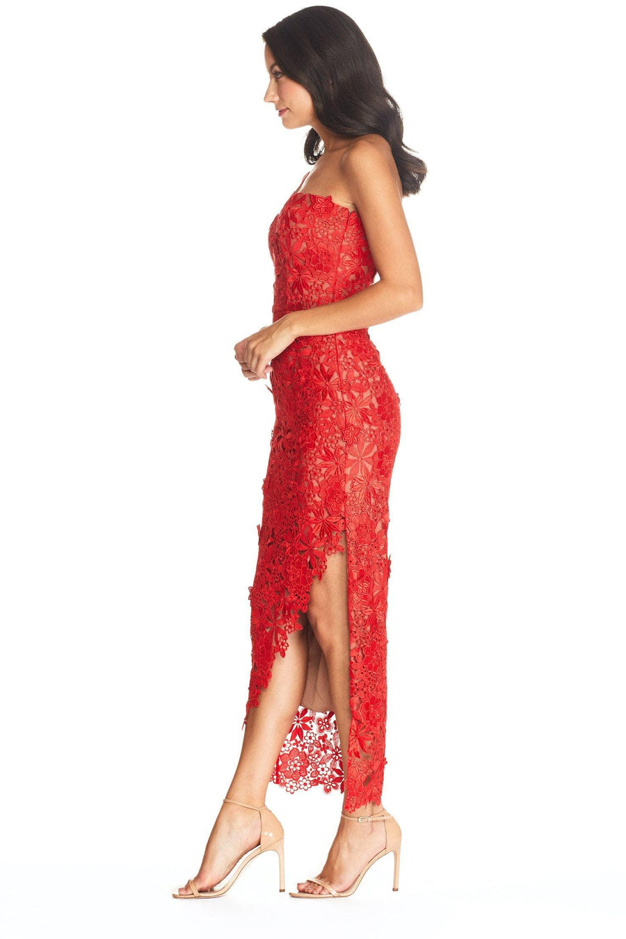 Magnolia Embroidered Dress Dress the Population
