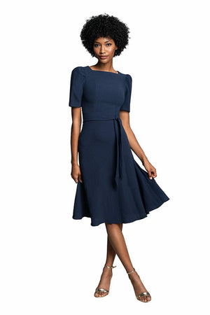 Margherita Tied Sash Dress - Dress the Population