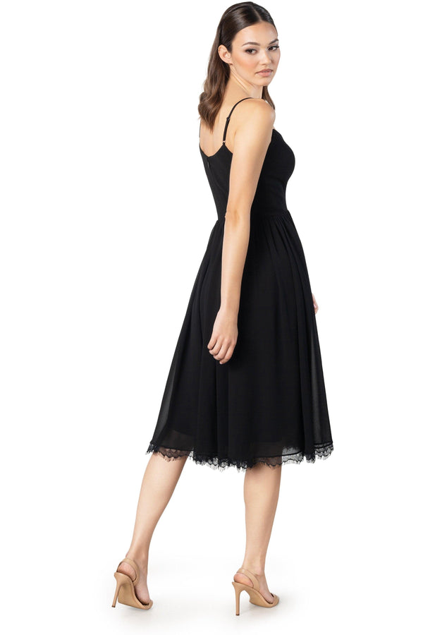 Mercy Fitted Bodice Midi Dress - Dress the Population