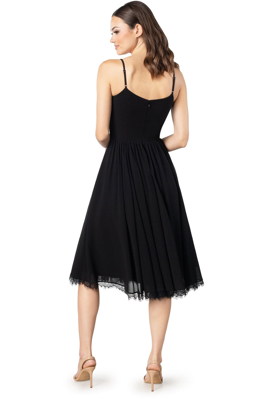 Mercy Fitted Bodice Midi Dress - Dress the Population