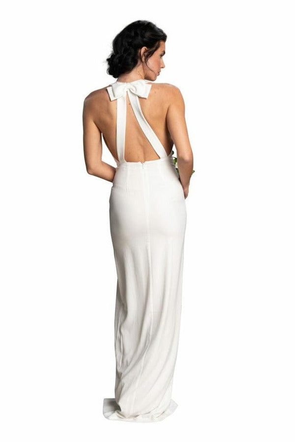 Nia Halter Top Gown - Dress the Population