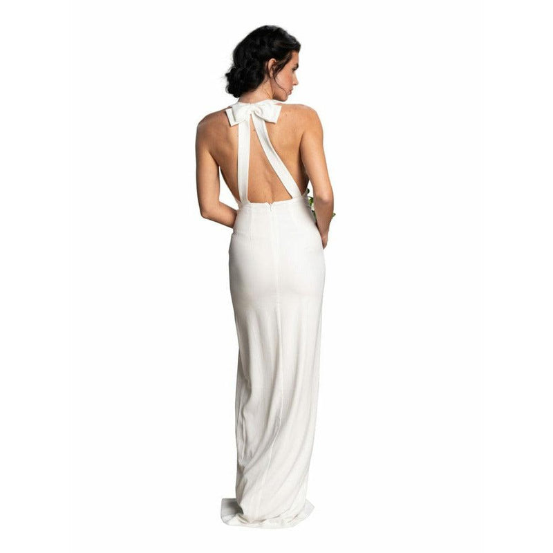 Nia Halter Top Gown - Dress the Population