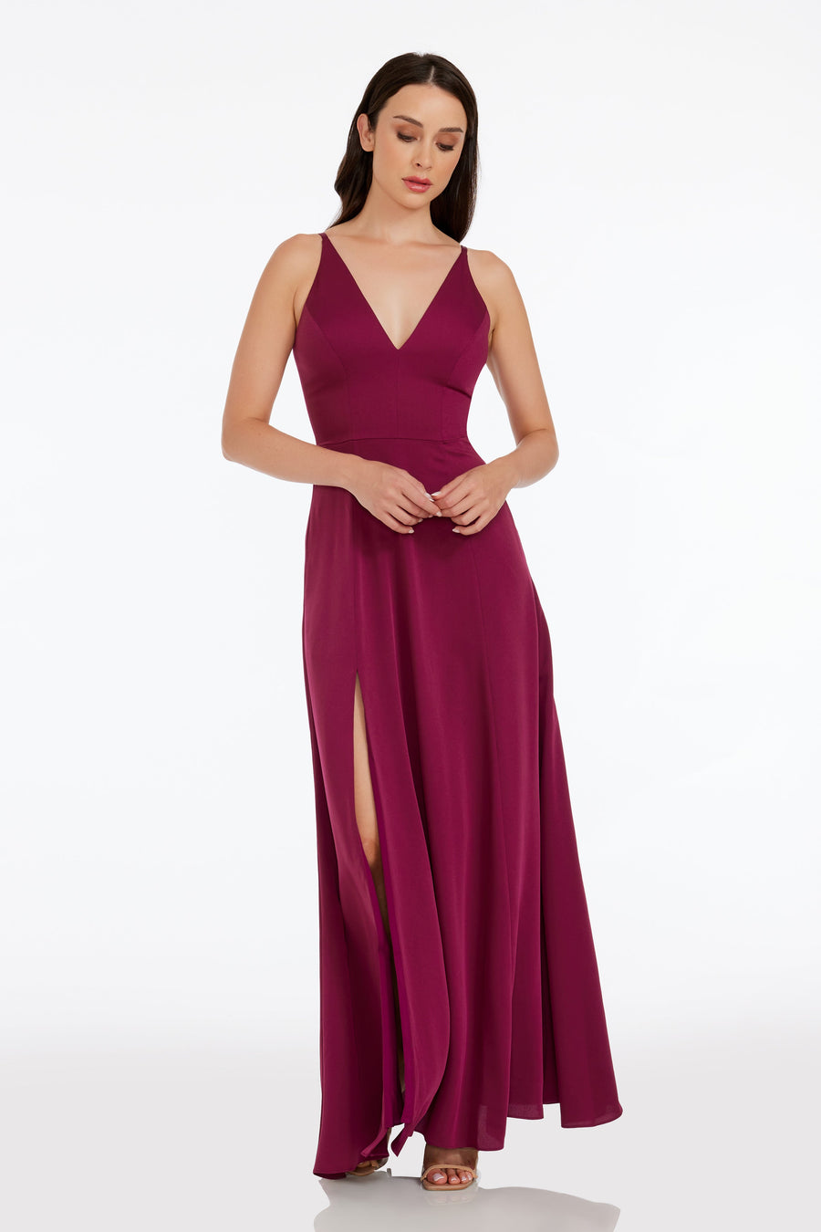 parker fit and flare dress Santorelli