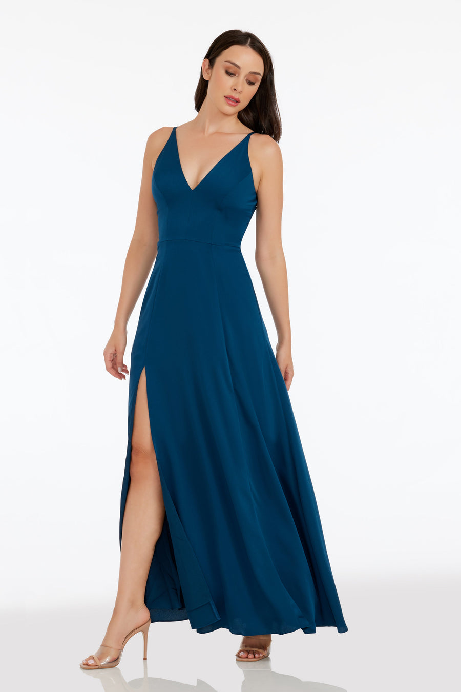 Parker Gown / PEACOCK BLUE