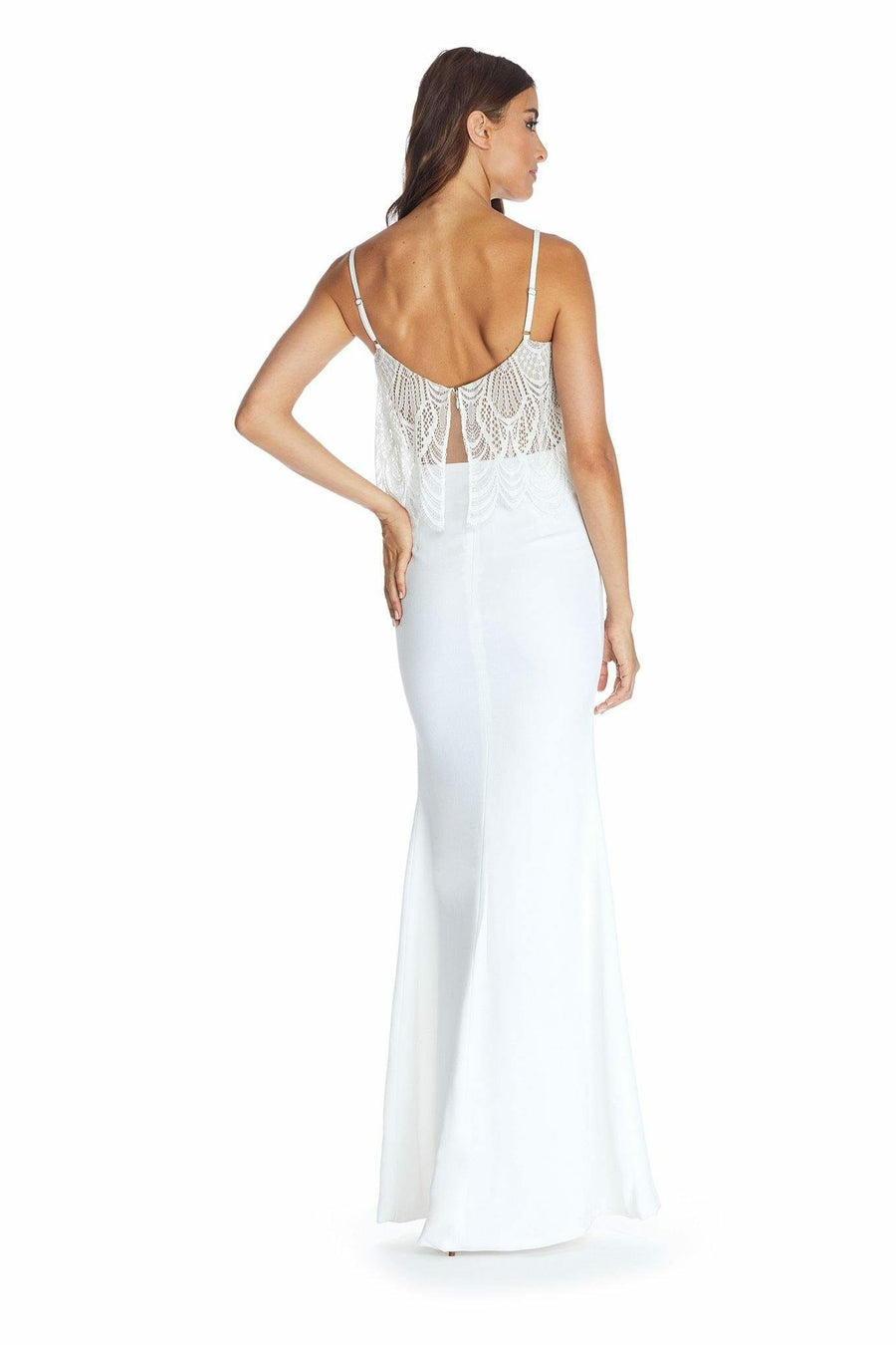 Roselyn Ruffle Layered-Tank Bodice Gown - Dress the Population