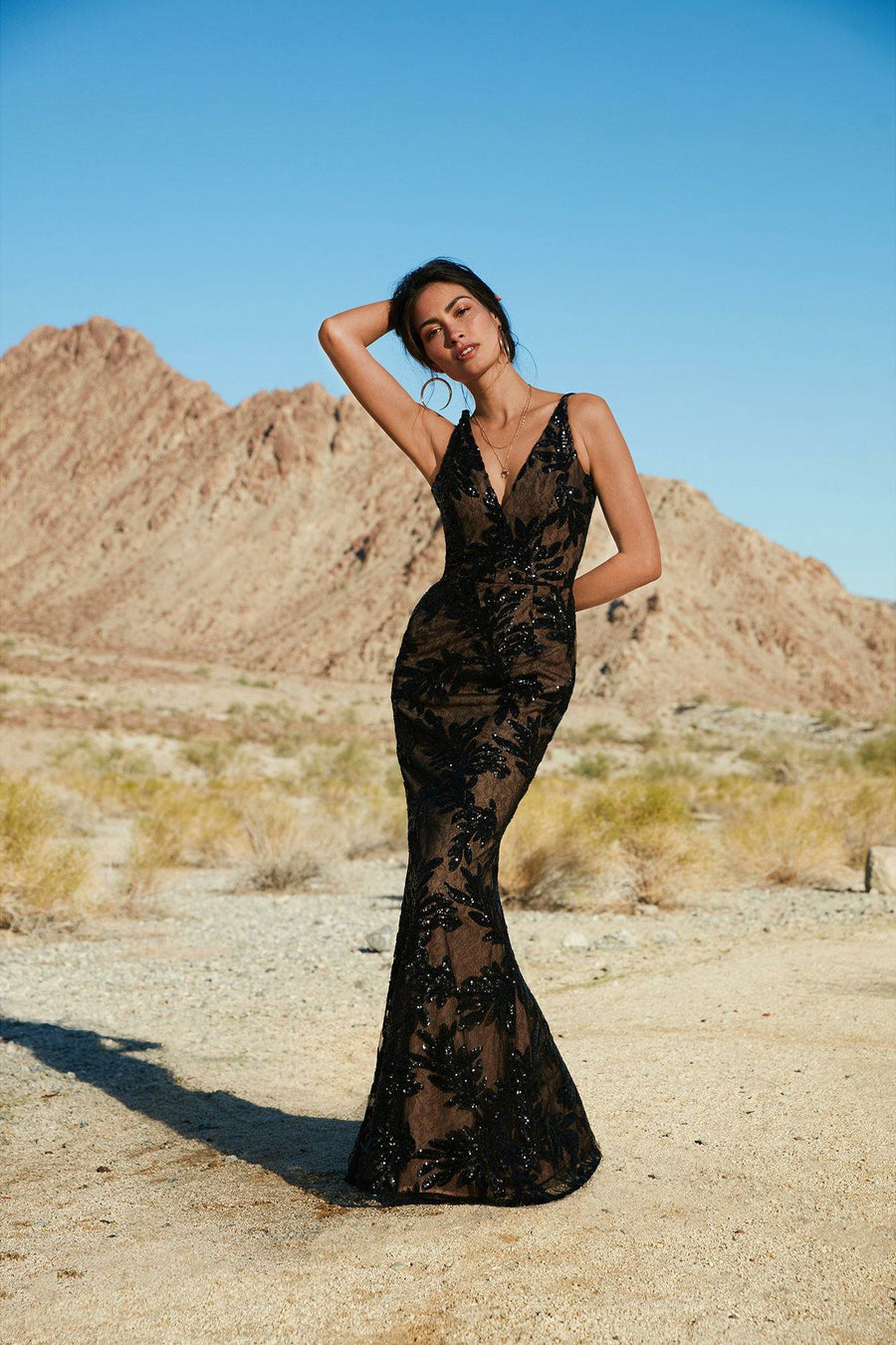 Sharon Gown / BLACK/NUDE