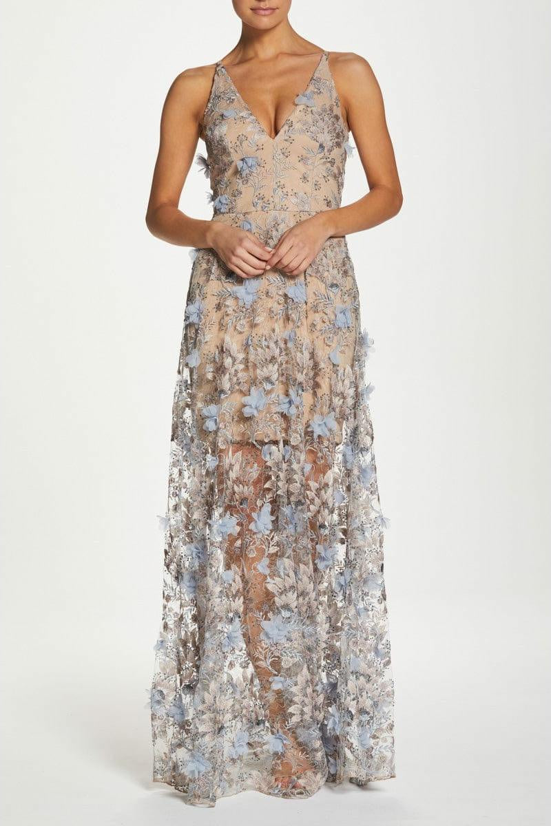 Dress the population sidney embellished sale lace gown