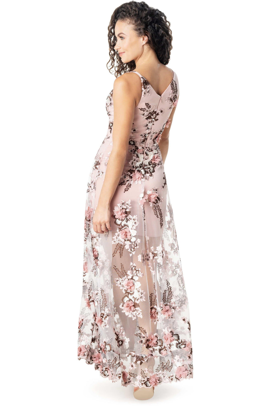 Sidney Gown / PALE MAUVE MULTI