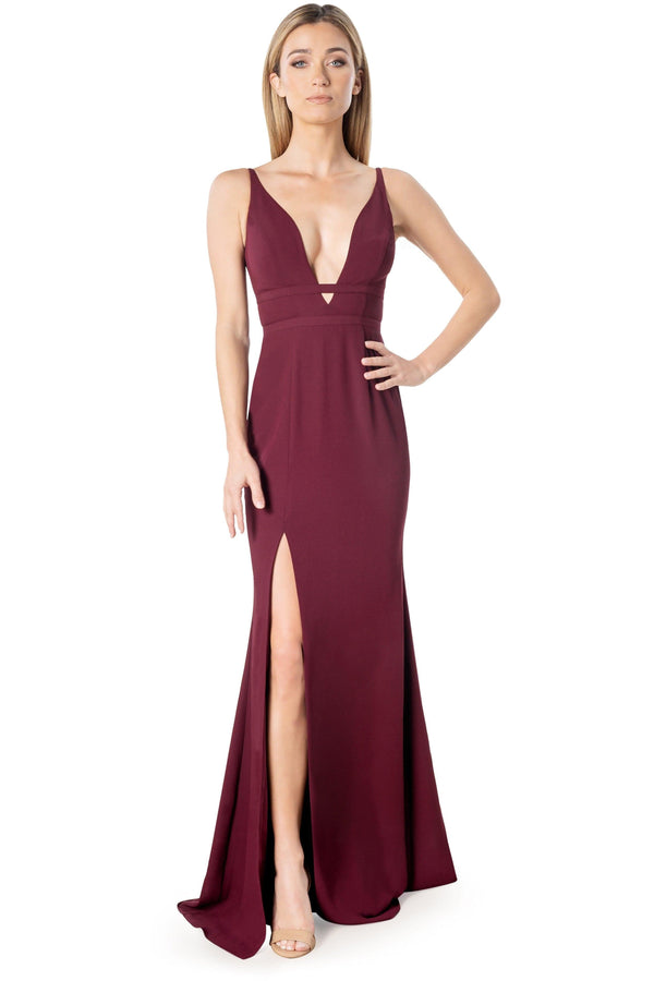 Viola Gown / BURGUNDY