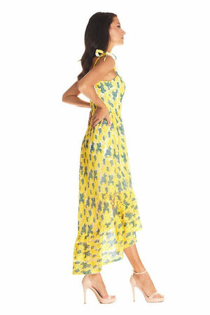 Wren Flower-And-Dot Dress - Dress the Population
