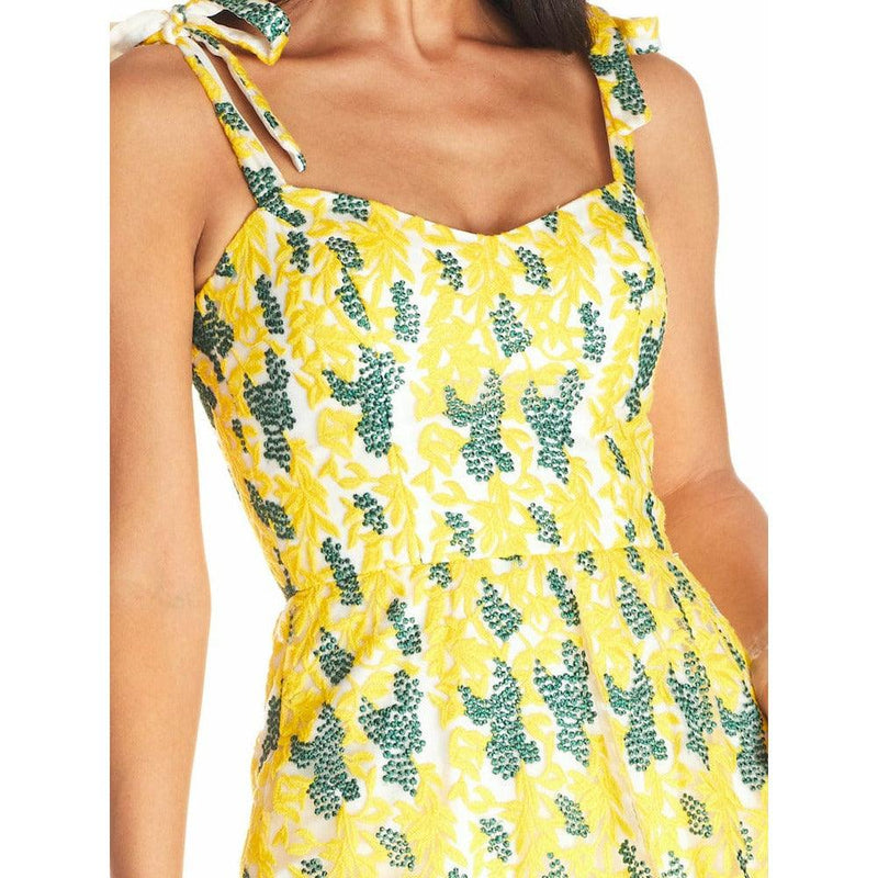 Wren Flower-And-Dot Dress - Dress the Population