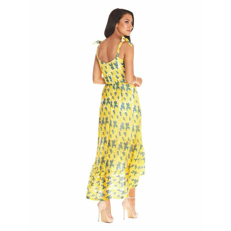 Wren Flower-And-Dot Dress - Dress the Population